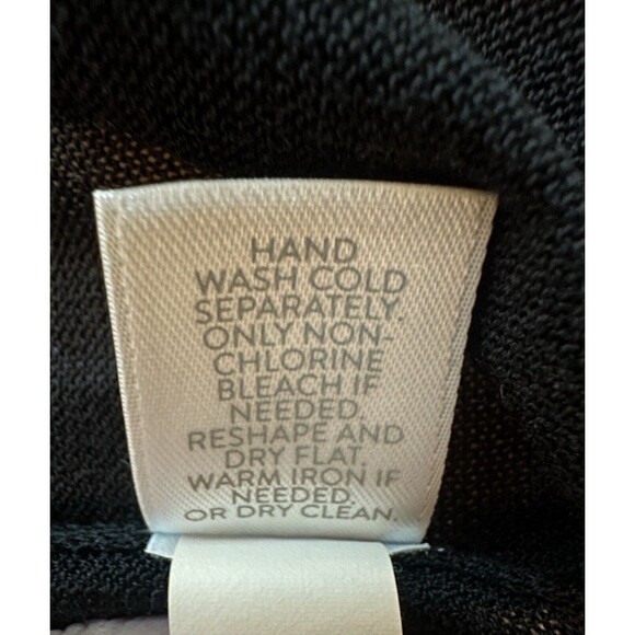 J. Jill Wearever Collection Sheer Cardigan Wm's Size XL Petite Black Long Sleeve - Picture 9 of 11